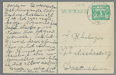 Laatste briefkaart van Johan Philips aan zijn ouders